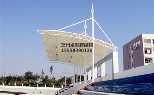 許昌電氣職業學院膜結構看臺設計效果圖