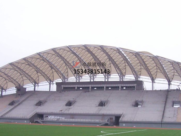 秦安<font color='red'>膜結構看臺</font>雨棚生產設計安裝