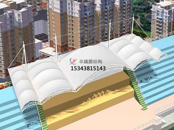 肥東膜結構看臺/主席臺/舞臺【膜結構施工】